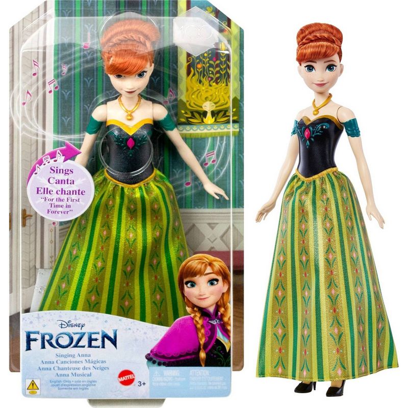 Disney Frozen Singing Anna Doll - Sings &#34;For the First Time in Forever&#34;, 1 of 9