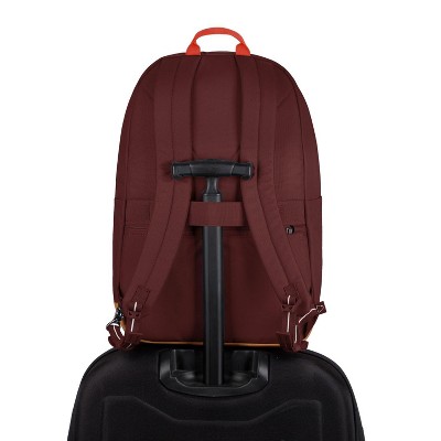 Pacsafe GO 25L Backpack, Garnet Red — фото 5