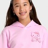 Girls' Sanrio Hello Kitty and Friends Hooded Fleece Sweatshirt - Pink - 3 of 4
