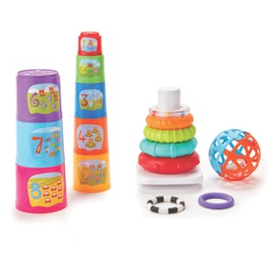 Kidoozie Little Learner's Trio – 3-in-1 Infant Development Toys