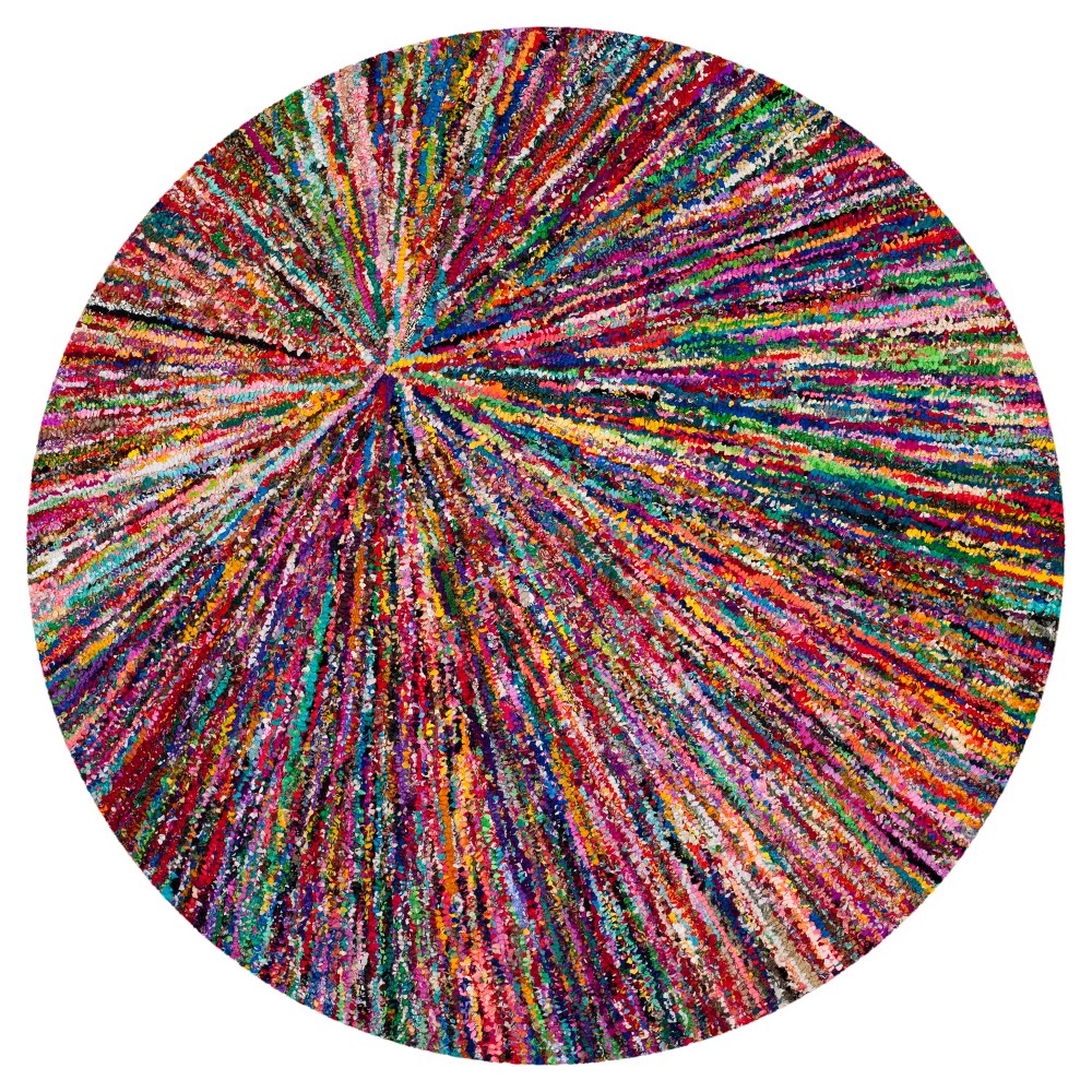 Amy Textured Rug (6' Round) - Safavieh