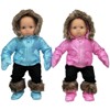 The Queen's Treasures 15" Baby Doll Clothes Set of Two Winter Outerwear - image 3 of 4