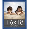 PosterPalooza | Classic Modern Blue Picture Frame - UV Acrylic, Foam Board Backing, Hanging Hardware - 2 of 4