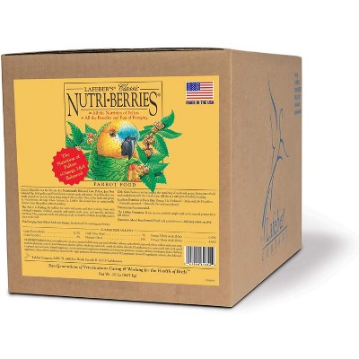 Lafeber Classic Nutri-Berries Parrot Food - 20 lb Box