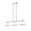 Z-Lite Cobalt 3 - Light Island Pendant Light in  Brushed Nickel - 3 of 4