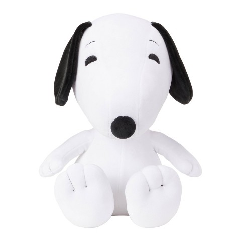 Детские мягкие игрушки Peanuts Snoopy 3lb Weighted Cuddle Pillow Buddy Soft Plush and Cozy Pillow for Comfort