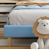 coucheta ed Frame with Shell Headboard, Velvet Upholstered Bed Frame with Adjustable Headboard, Girl Platform Strong Wood Slat Support - 2 of 4