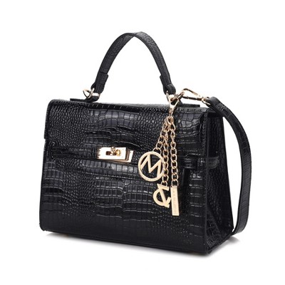 MKF Collection Naomi Vegan Crocodile Leather Women’s Satchel Bag by Mia K
