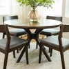Plank+Beam Verso Round Dining Table, 47" Solid Wood Kitchen & Dining Room Table - 2 of 4