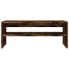vidaXL Coffee Table Smoked Oak Engineered Wood Medium Coffee Table - 3 of 4