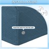 Unique Bargains Non Slip Scratch Resistant Soft Armchair Slipcovers with Twist Pins 2 Pcs - 3 of 4