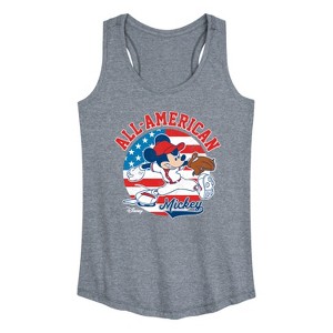 Women's - Disney - Americana Graphic Racerback Tank - 1 of 4
