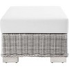 Modway Conway Outdoor Patio Wicker Rattan Ottoman - 2 of 3