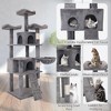 Cat Tree, Cat Tower for Indoor Cats, Multi-Level Cat Tower with 2 Roomy Condo - 4 of 4
