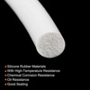 Unique Bargains Dustproof Round Smooth Solid Dustproof Silicone Foam Seal Strip - 3 of 4