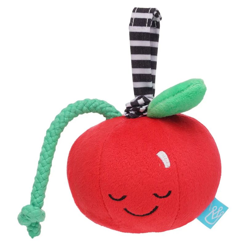Manhattan Toy Mini-Apple Farm Cherry Lullaby Pull Musical Toy with Crib or Baby Carrier Attachment, 1 of 8