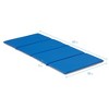 ECR4Kids Everyday 4-Fold Daycare Rest Mat, Folding Sleep Pad, 5-Pack - Blue and Grey - image 2 of 4