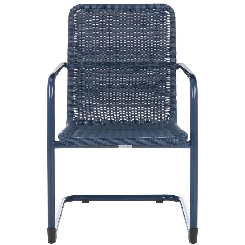 Hutton Chair (Set of 2) - Navy - Safavieh., 1 of 10