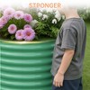 COZONY Galvanized Raised Garden Bed, Tall Metal Planter Box for Vegetables, Flowers and Herbs - 4 of 4