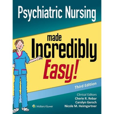 Psychiatric Nursing Made Incredibly Easy - (Incredibly Easy! Series(r)) 3rd Edition by  Cherie R Rebar & Carolyn J Gersch & Nicole Heimgartner