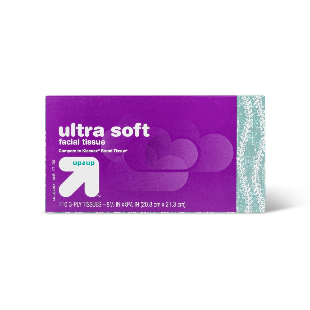 Ultra Soft Facial Tissue - 1pk/110ct - up & up™ 