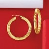 Ross-Simons Italian 14kt Yellow Gold Twisted Hoop Earrings - 4 of 4