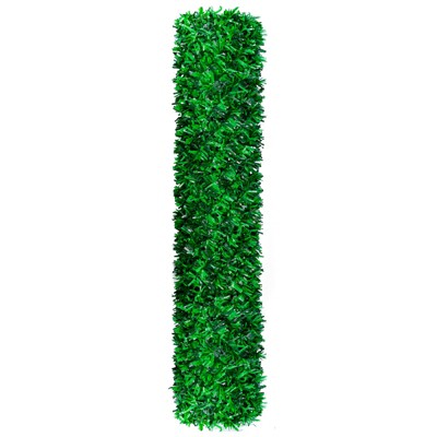 10 x 3.3 FT Artificial Privacy Fence Screen, Faux Roll Grass Wall Panel, Greenery Backdrop Leaf Fence Panel for Outdoor Garden Backyard Decor Green