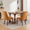 Dining Chairs Set Of 2, Upholstered Dining Chair With High Backrest, High Rebound Sponge, Triple Elastic Structure, Kitchen Dining Chair - 3 of 4