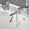 Attop ​​2-Pack 1440° Swivel Faucet Extender with Robotic Arm, Female/Male Thread Aerator with 2 Water Modes for Kitchen/Bathroom Sink, Chrome Plated - 4 of 4