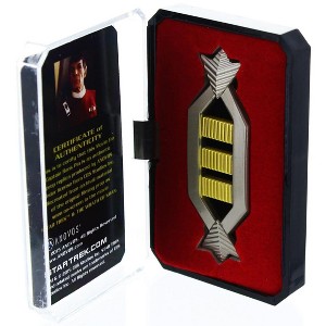 Anovos Productions LLC Star Trek Spock Captain Authentic Rank Pin - 1 of 3