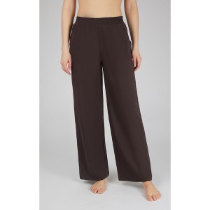 Yogalicious Womens Lux Avenue Side Pocket Wide Leg Pant - 1 of 3