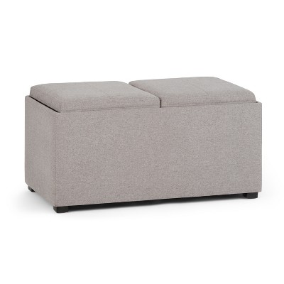 target storage ottoman grey