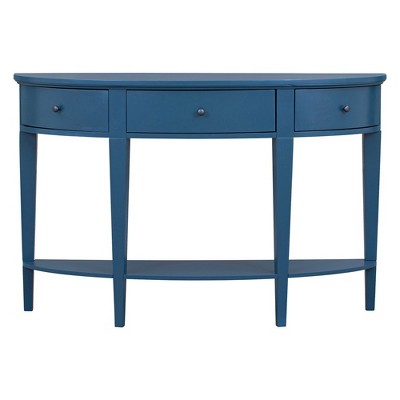 Console Table U-Style Modern Curved Sofa Table With 3 Drawers And 1 Shelf Home Furnishing Console Sofa Table