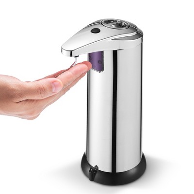 Cheer Collection Automatic Touchless Soap Dispenser with Stainless Steel Design