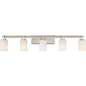 Quoizel Lighting Taylor 5 - Light Vanity in  Brushed Nickel - 1 of 2