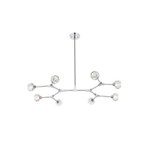 Elegant Lighting Zayne 8 - Light Pendant in  Chrome - 1 of 4