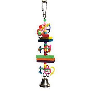 A&E Cage Company Happy Beaks Beads and Blocks Bird Interactive Toy - 1 of 2