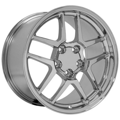 OE Wheels LLC CV04-17095-5475-54C Chrome Wheel Painted (17 x 9.5 inches /5 x 120 mm, 54 mm Offset)