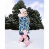 Deux par Deux Girl Two-Piece Discover Snowsuit with Printed Jacket Dusty Pink - 2 of 4