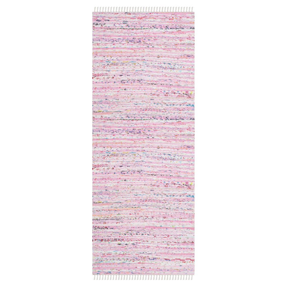 Ipswich Runner - Light Pink / Multi (2'3inx7' ) - Safavieh