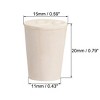 Unique Bargains Tapered Shaped Solid Rubber Stopper for Block Pipe Mouths 10 Pcs - 2 of 3
