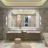 Apmir Super Bright Front & Back LED Lighted Anti-Fog Aluminum Alloy Framed Tempered Glass Bathroom/Vanity Mirror with ETL & 3-Year Warranty - 2 of 4