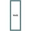 PosterPalooza | Panoramic Simple Blue Picture Frame - UV Acrylic, Foam Board Backing, Hanging Hardware - 2 of 4