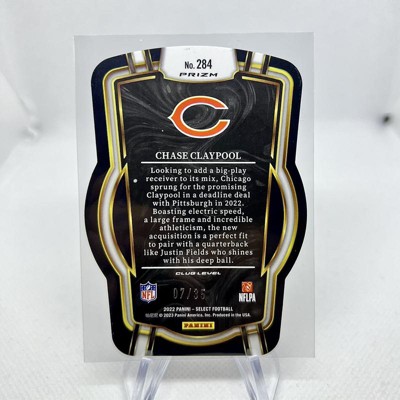 2022 Select Chase Claypool Club Level Die Cut Prizm Chicago Bears