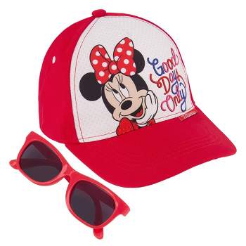 Minnie Mouse Girls Baseball cap & Sunglasses, Ages 2-4