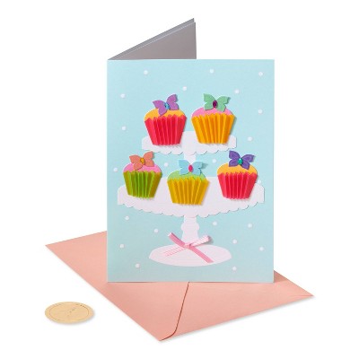 Butterfly Cupcakes Card - PAPYRUS