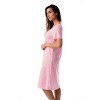 Just Love Womens Short Sleeve Nightgown  - Sleep Dress with Bow - 2 of 3