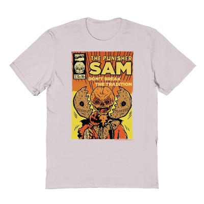 Trick R Treat Men's The Punisher Sam Short Sleeve Graphic Cotton T-shirt