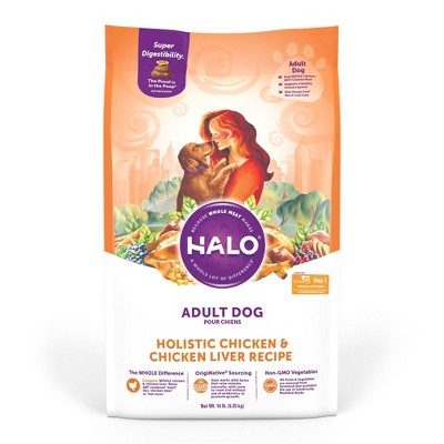 halo dry dog food