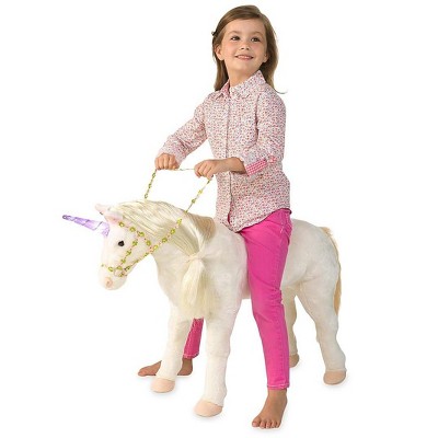 kids ride on unicorn